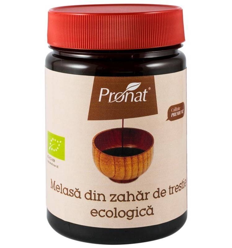 Melasa din zahar de trestie - eco-bio 350g - Pronat