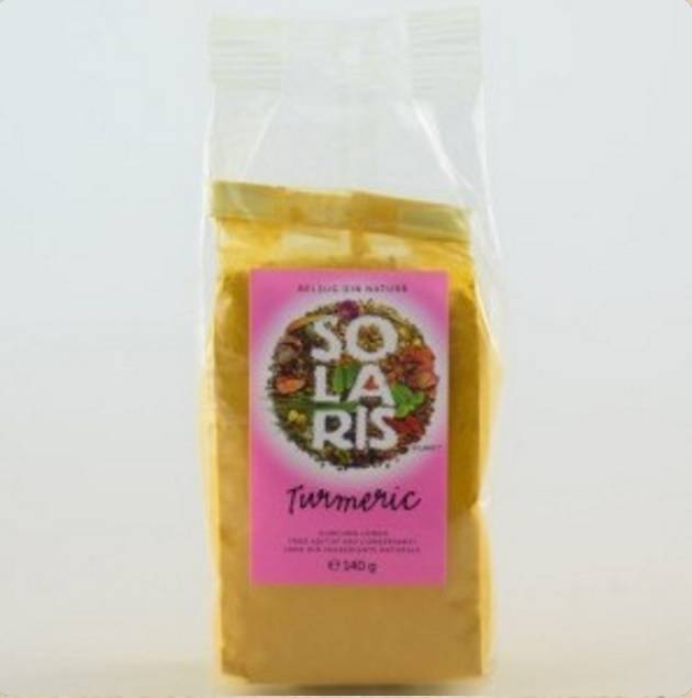 Turmeric - curcuma pulbere 140g - Solaris