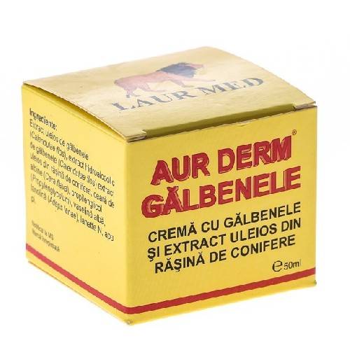 Aur Derm cu galbenele 50ml - LAUR MED