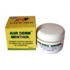 Aur Derm crema masaj cu menthol 50ml - LAUR MED