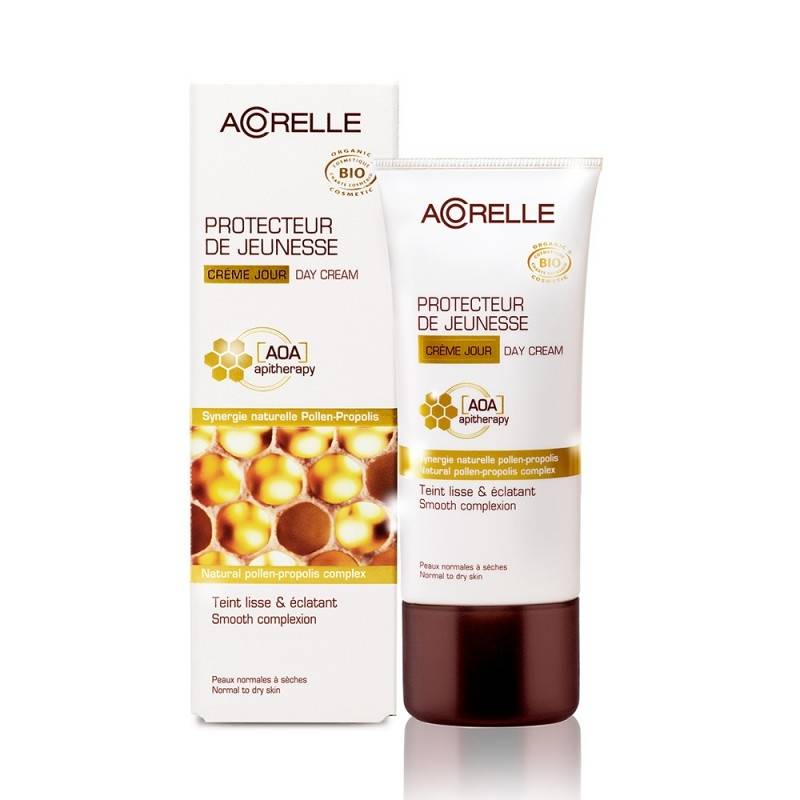 Crema BIO antirid de zi cu polen si propolis 50ml – Acorelle