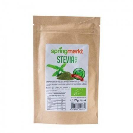 Stevia pulbere bio 70g, Adams