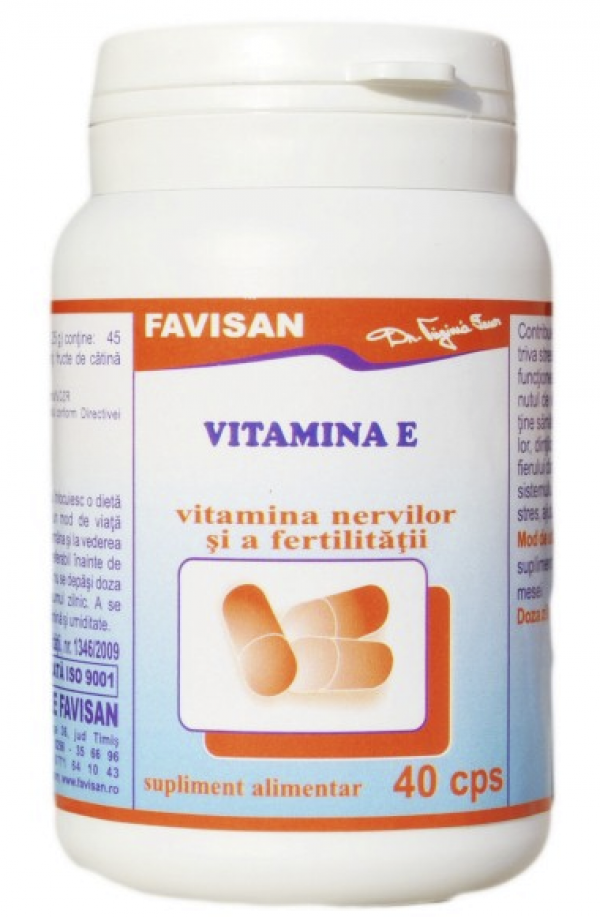 VITAMINA E 40 cps, Favisan