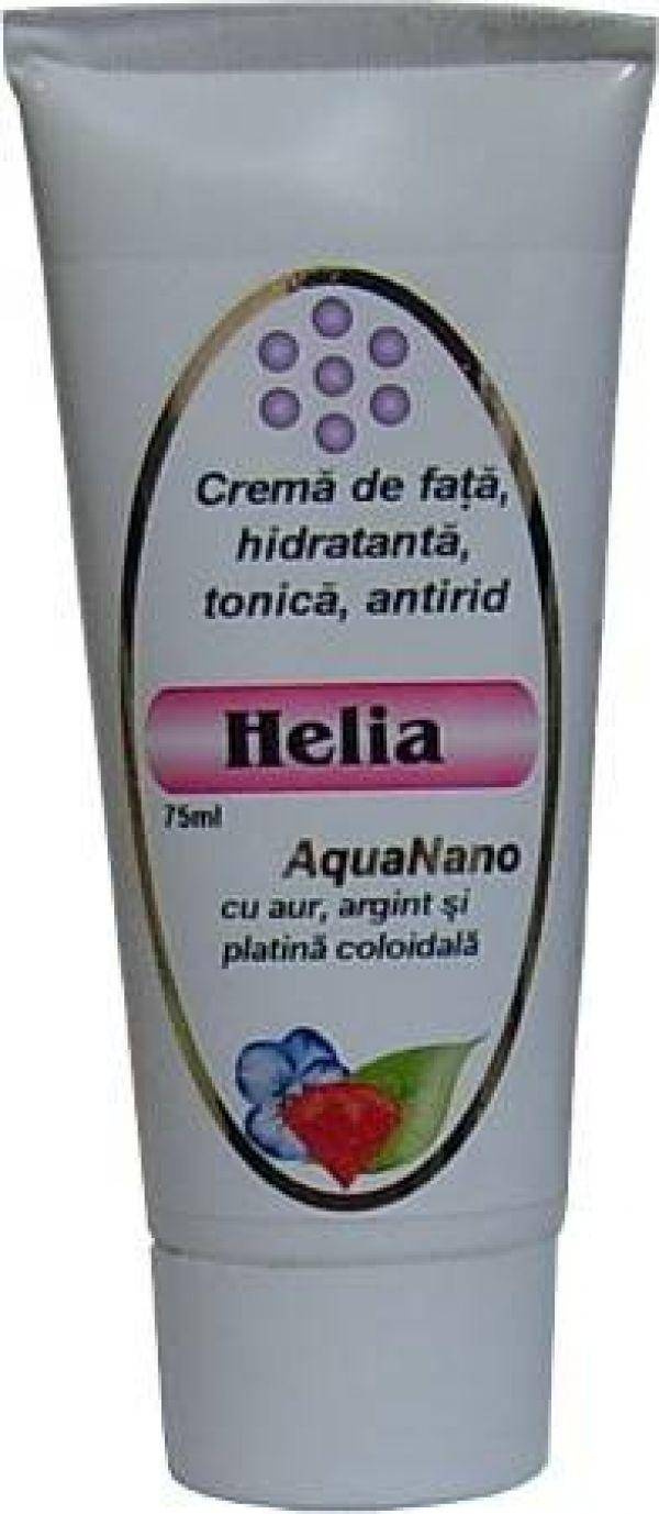 CREMA HELIA aur, argint, platina coloidala 75ml, AQUANANO