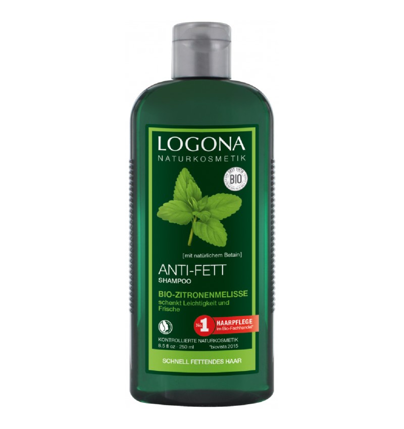 Sampon anti grasime cu roinita, eco-bio,  250 ml - LOGONA