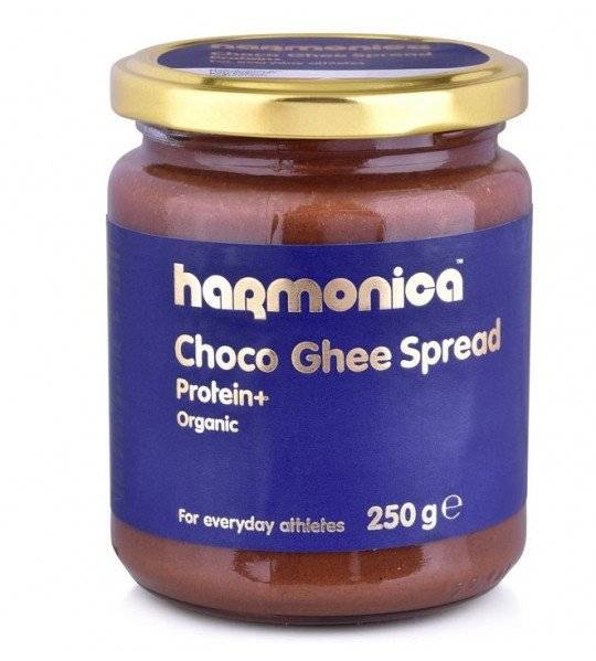 UNT GHEE CU CIOCOLATA SI PROTEINA BIO 250g, Harmonica