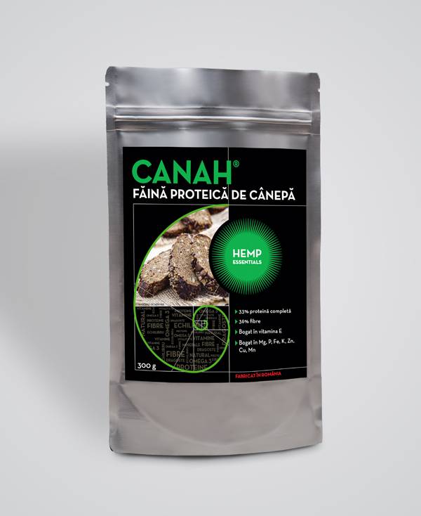 Pudra proteica din seminte de canepa 500g Canah