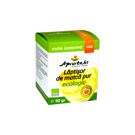 Laptisor de matca pur eco-bio 50g - Apivitalis