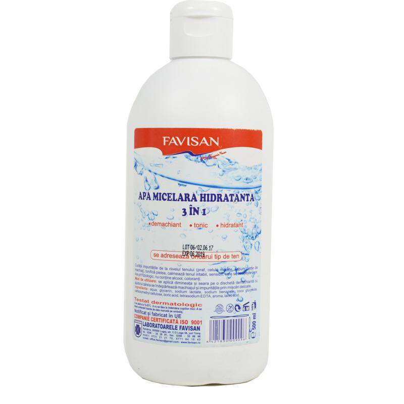 APA MICELARA HIDRATANTA 3 IN 1 500ml, Favisan