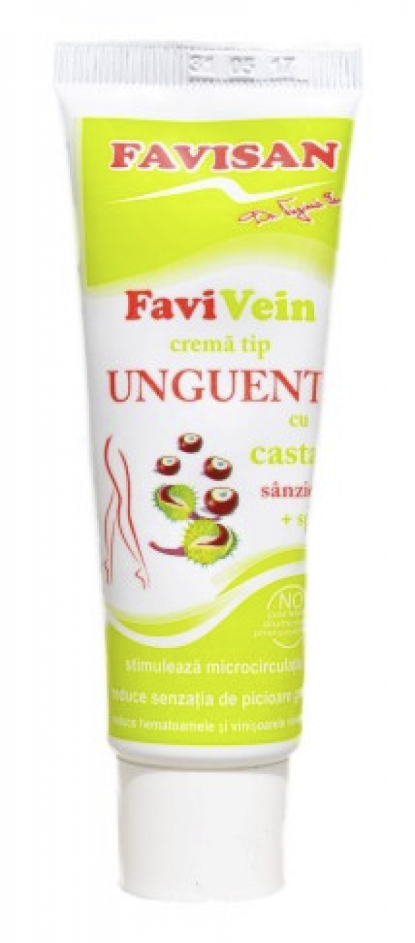 FAVIVEIN UNGUENT CU CASTAN, SANZIENE, SPANZ 50ml, Favisan