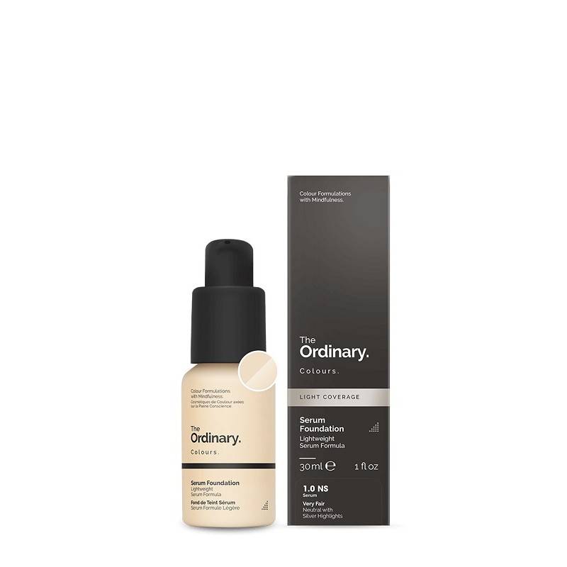 Serum Foundation cu acoperire medie nuanta 1.0 NS very fair SPF 15 The Ordinary 30ml, Deciem