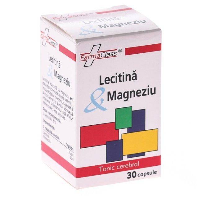 LECITINA SI MAGNEZIU 30cps, FARMACLASS