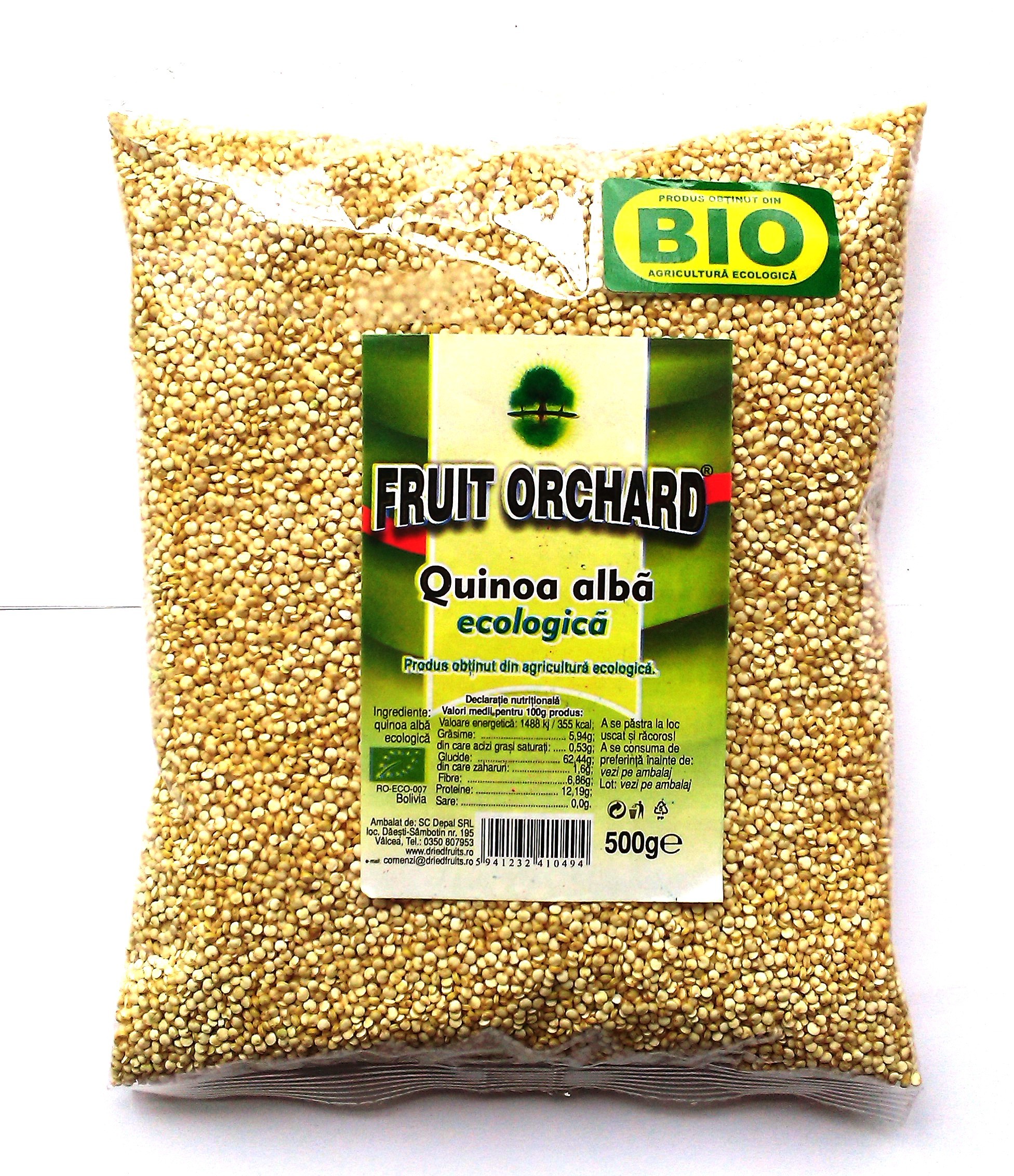 Quinoa alba 500g ECO-BIO - FRUIT ORCHARD