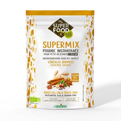 Supermix pentru micul dejun cu alune de padure, eco-bio, 350 g, Germline