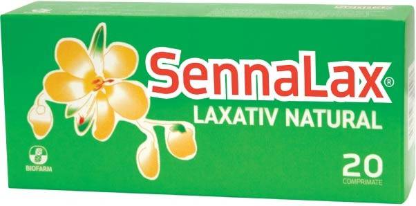 Sennalax Laxativ Natural 20cpr Biofarm