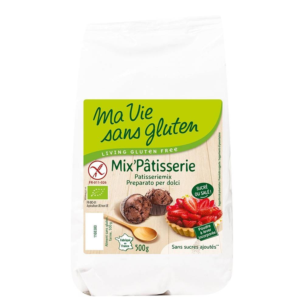 Amestec pentru patiserie, fara gluten, 500g, eco-bio - Ma vie sans Gluten