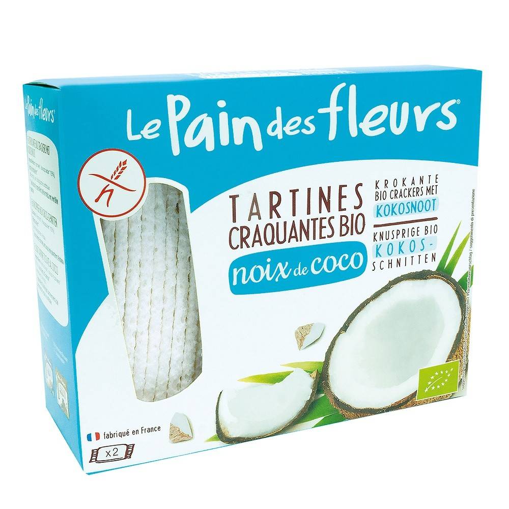 Turte crocante cu cocos - fara gluten eco-bio 150g Le pain des fleurs