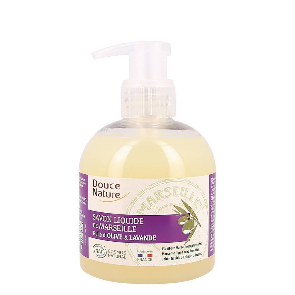 Sapun de Marsilia lichid cu lavanda, 300ml - Douce Nature