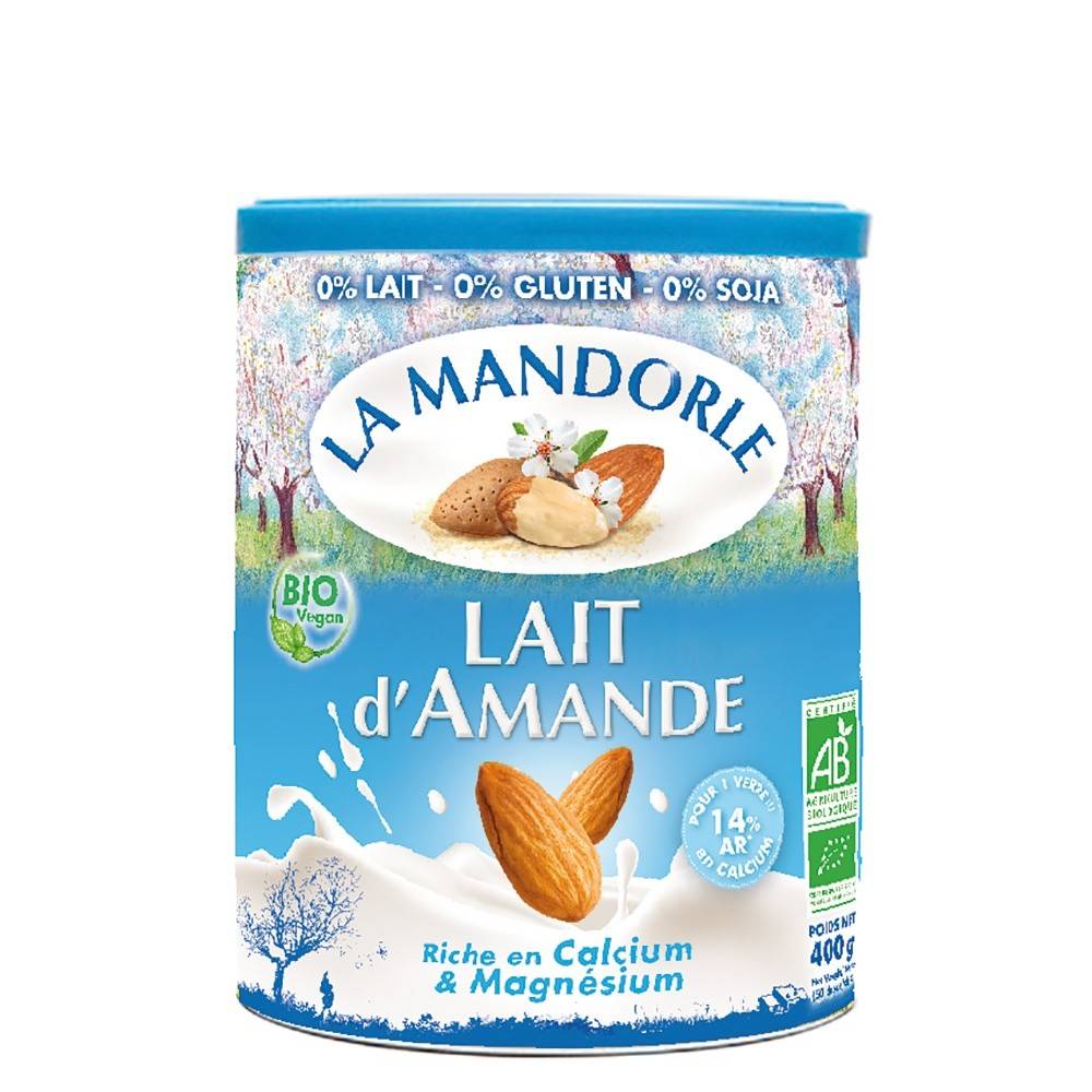 Lapte praf de migdale, eco-bio 400g - La Mandorle