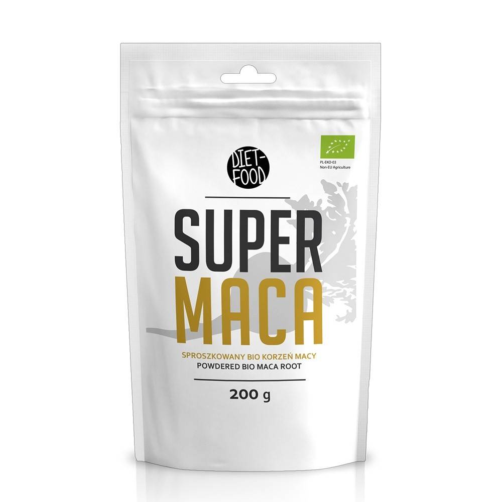 Maca pulbere, eco-bio, 200g - Diet Food