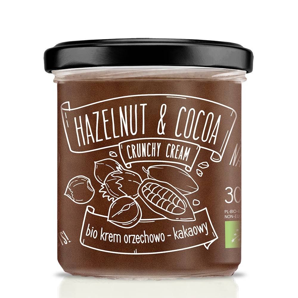 Nutty Crema de alune cu cacao, eco-bio, 300g - Diet Food