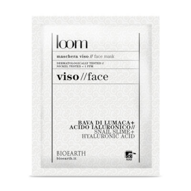 Masca servetel ten cu melc si acid hialuronic - Loom Bioearth