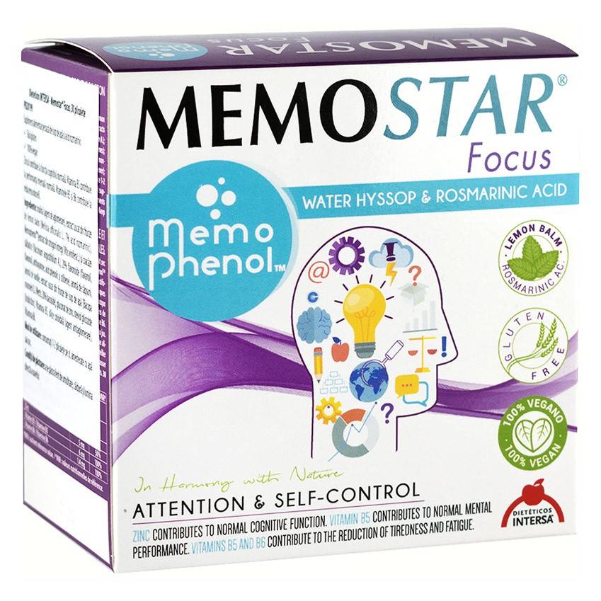 Memostar Focus, 30 pliculete - Dieteticos Intersa