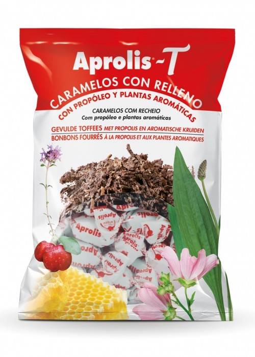 Dropsuri cu umplutura, plante aromatice si propolis, 100g - APROLIS - T