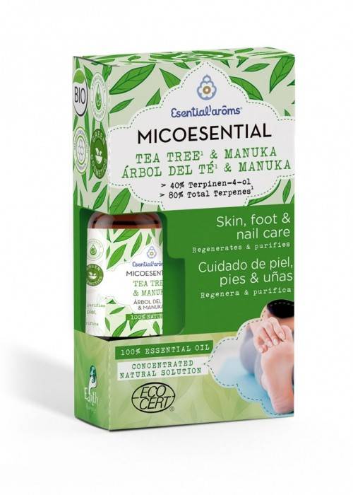 Micoesential, ulei esential din arbore de ceai si manuka, eco-bio, 10ml - Esential'aroms