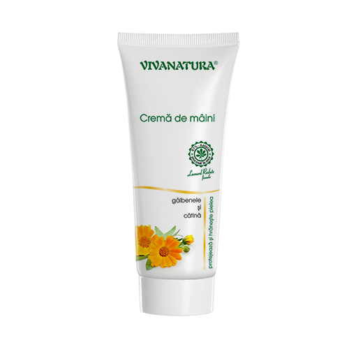 Crema de maini cu galbenele si catina 75ml - Viva Natura