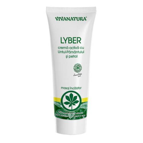 Crema Lyber antireumatica cu untul pamantului si petrol 75ml - Viva Natura