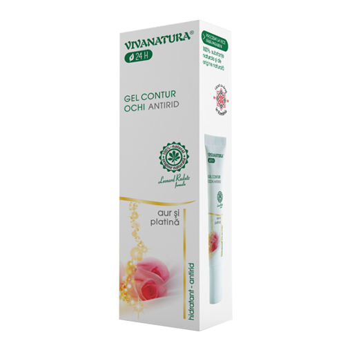 Gel contur ochi antirid 15ml - Viva Natura