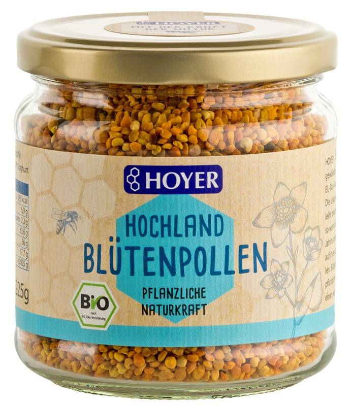 Polen de albine, eco-bio, 225g - Hoyer