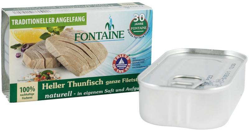 File de ton, bucati intregi, eco-bio, 120g - Fontaine