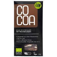 Ciocolata raw-vegan 70% cu nuci pecan, eco-bio, 50g, Cocoa