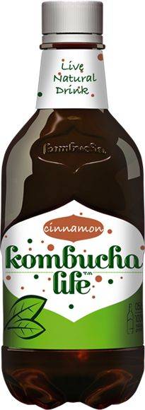 Kombucha Life cu scortisoara 500ml - Kombucha Life