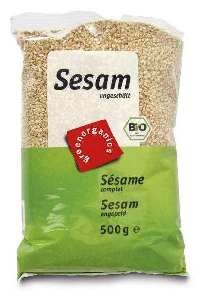 Seminte de susan integrale nedecorticate 500g - ECO-BIO - GREENORGANICS