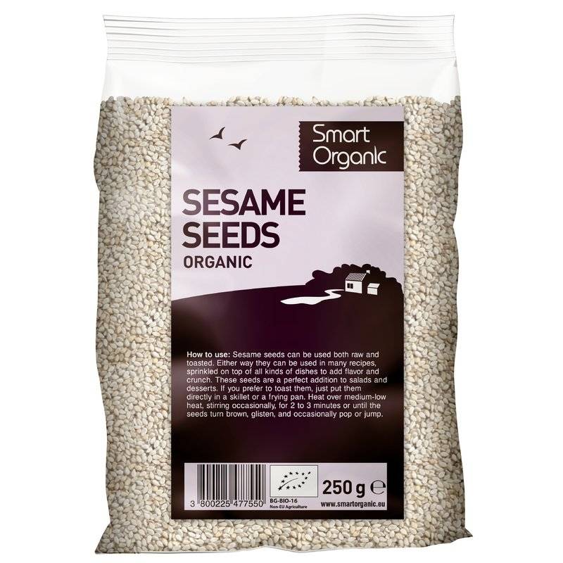 Seminte de susan integrale nedecorticate 250g - ECO-BIO - Dragon Superfoods