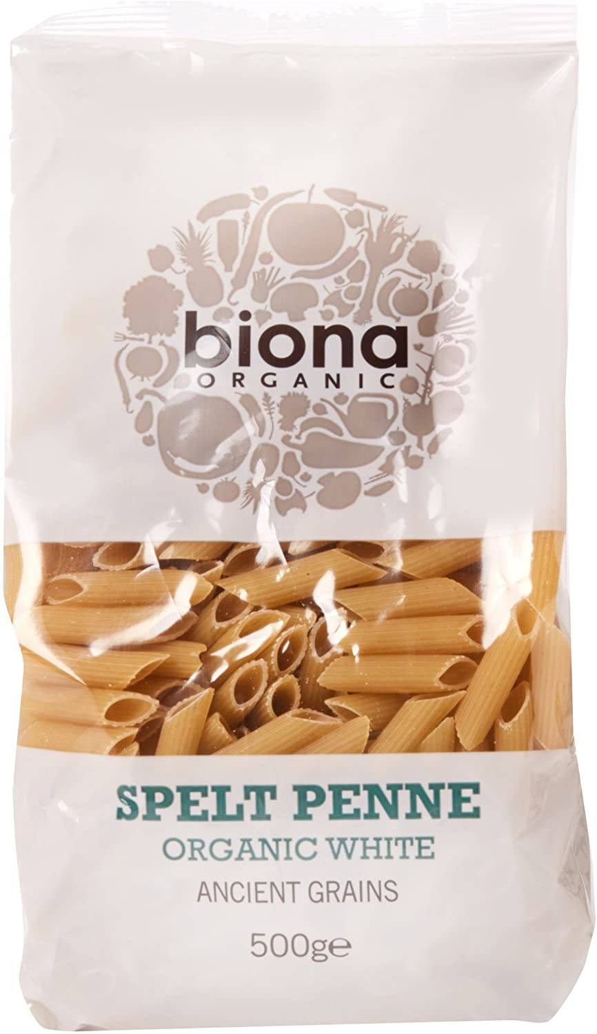 Penne integrale din faina spelta eco-bio 500g Biona