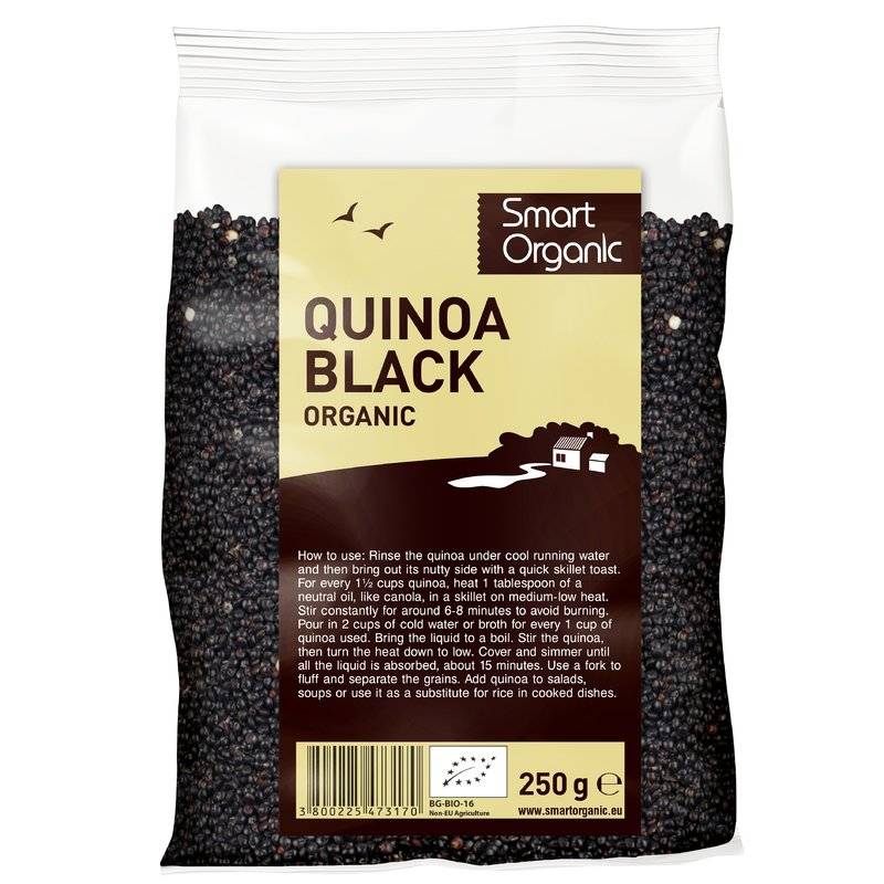 QUINOA NEAGRA 250g - ECO-BIO - DRAGON SUPERFOODS