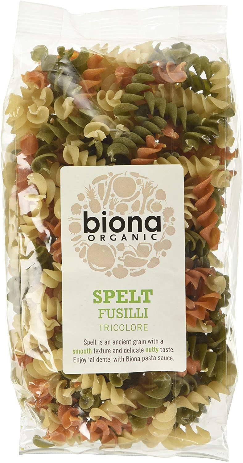 Fusilli spelta Tricolore eco-bio 250g Biona