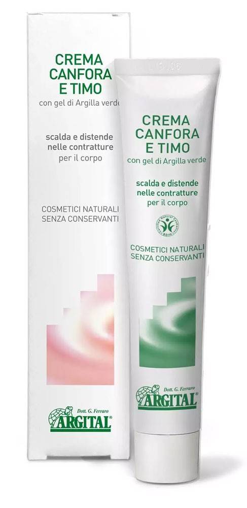 Crema cu namol camfor si cimbru - impotriva durerilor, 50ml - Argital