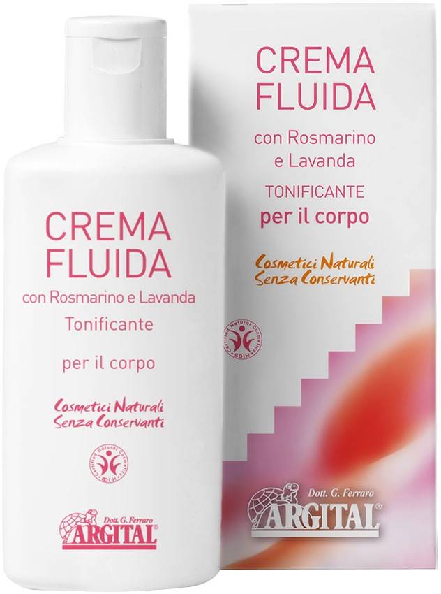 Crema de corp lichida cu lavanda si rozmarin, 200ml - Argital