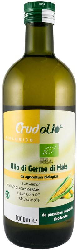 Ulei din germeni de porumb - eco-bio 1000ml - Crudolio