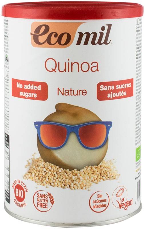 Pudra eco-bio instant pentru bautura de QUINOA, 400 G Ecomil