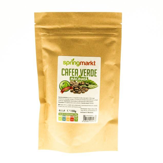 Cafea Verde Macinata 150g - Adams Vision 