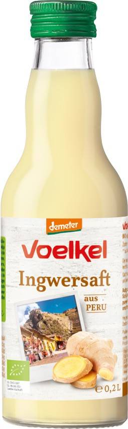 Suc ghimbir 97% eco-bio, 200ml VOELKEL