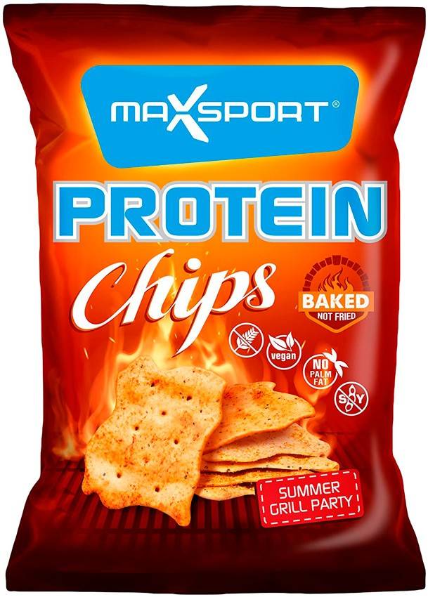 Chipsuri proteice summer grill party, 45 g MAX SPORT