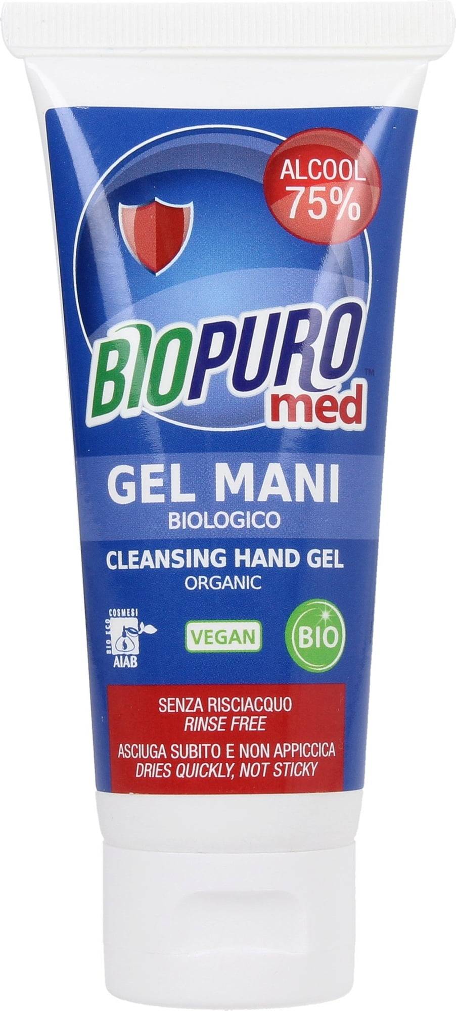 Gel igienizant pentru maini eco-bio 75ml Biopuro