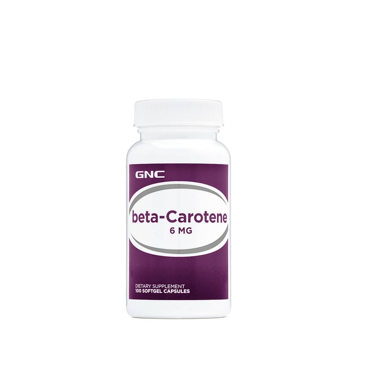 Beta-caroten, 6mg, 100 Capsule - GNC